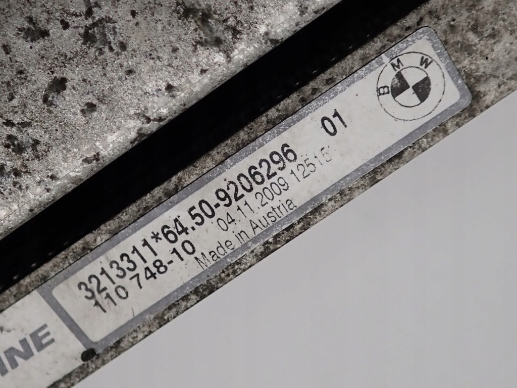 Комплект радіатор води кондиціонер вентилятор bmw x1 e84 2.0d 3296399 9410067 Оригінал