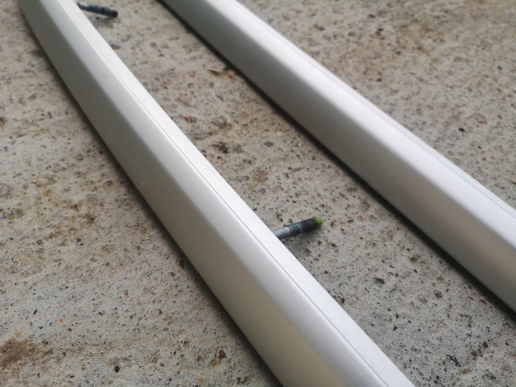 Рейлинги кровельные хром mat правый  левое  audi a6 c7 Недорого