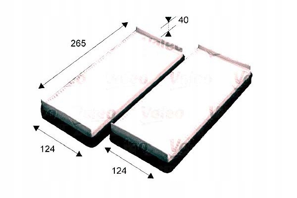 фото №1, Valeo фильтр кабины mercedes clk a209 clk c209
