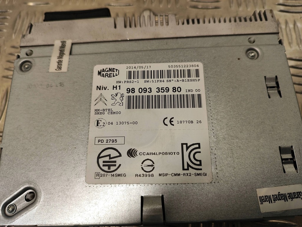 фото №7, Peugeot 308 2015 панель / радиопроигрыватель cd/dvd/gps