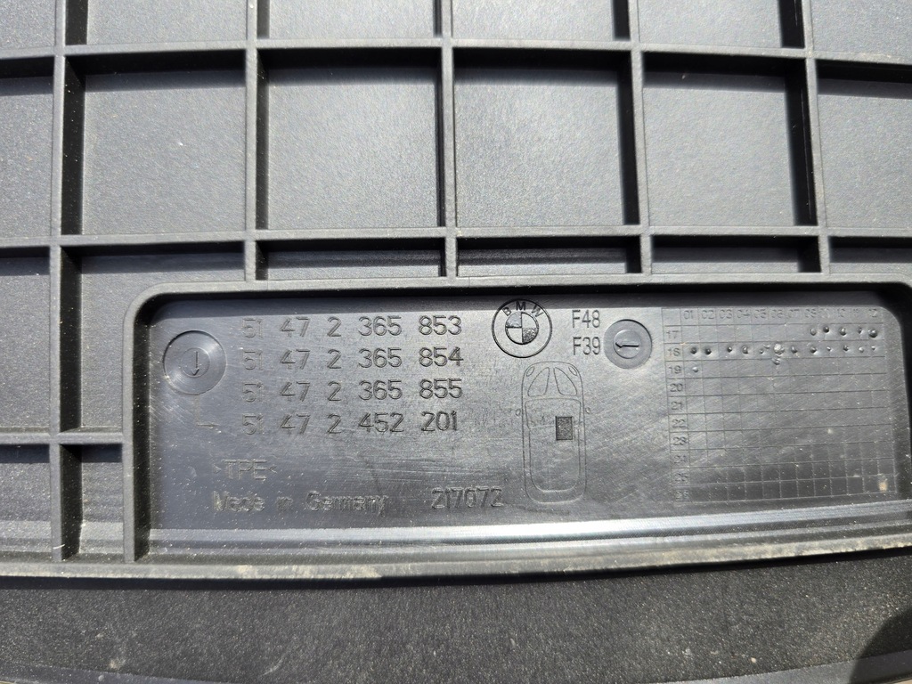 фото №6, Килимки килимки гумові bmw bmw x2 f39 2365853 orginał