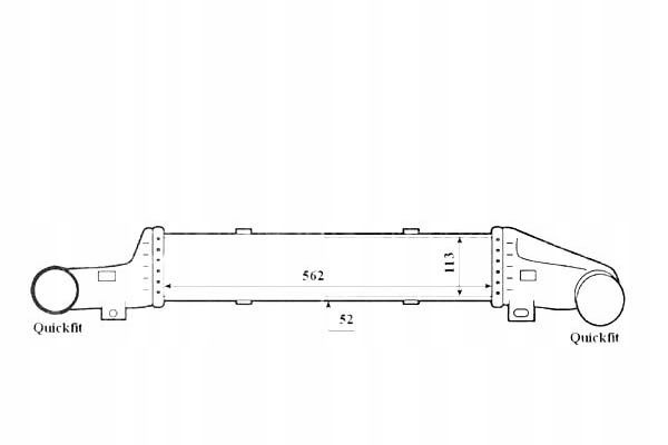 Інтеркулер mercedes w210 2,2-2,7cdi nrf Ціна