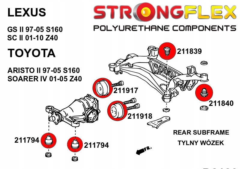 фото №2, 211918a - втулка заднього диференціал - задня sport strongflex