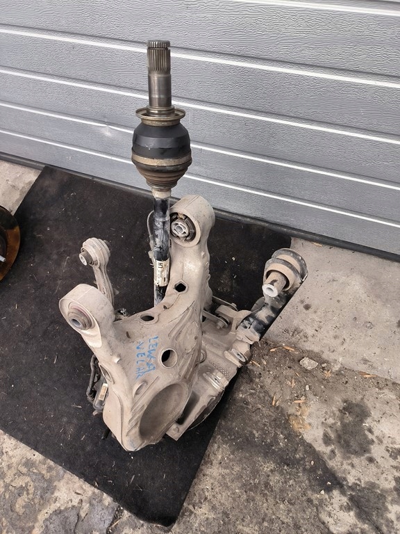 фото №7, Jaguar f-pace range rover velar l560 поворотный кулак рычаги ступица задняя l + p