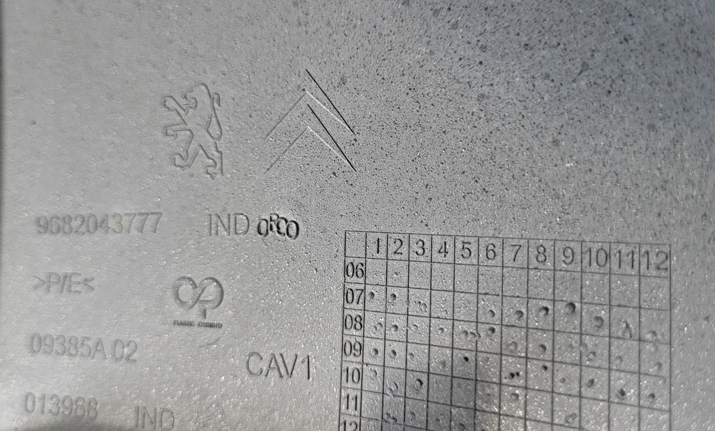 фото №10, Бампер задня citroen berlingo peugeot partner 07-17