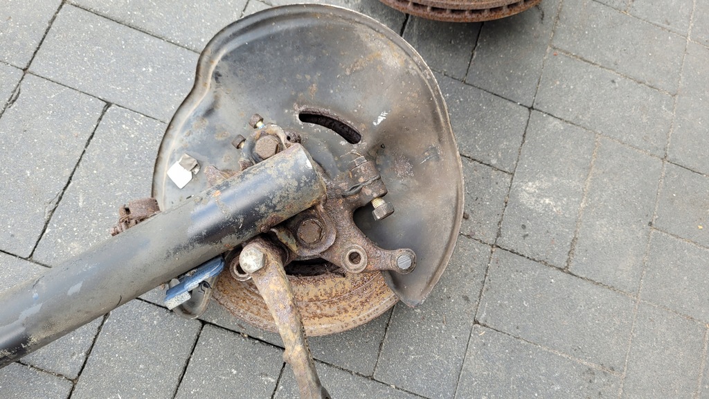 фото №6, Mercedes sl r129 поворотний кулак лівий перед