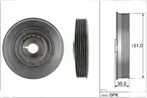 Купить Шкив 544 0090 10 ina dacia