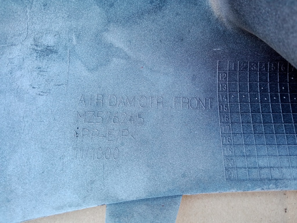 фото №11, Mitsubishi outlander iii спойлер накладка бампер перед передній 20152-17r