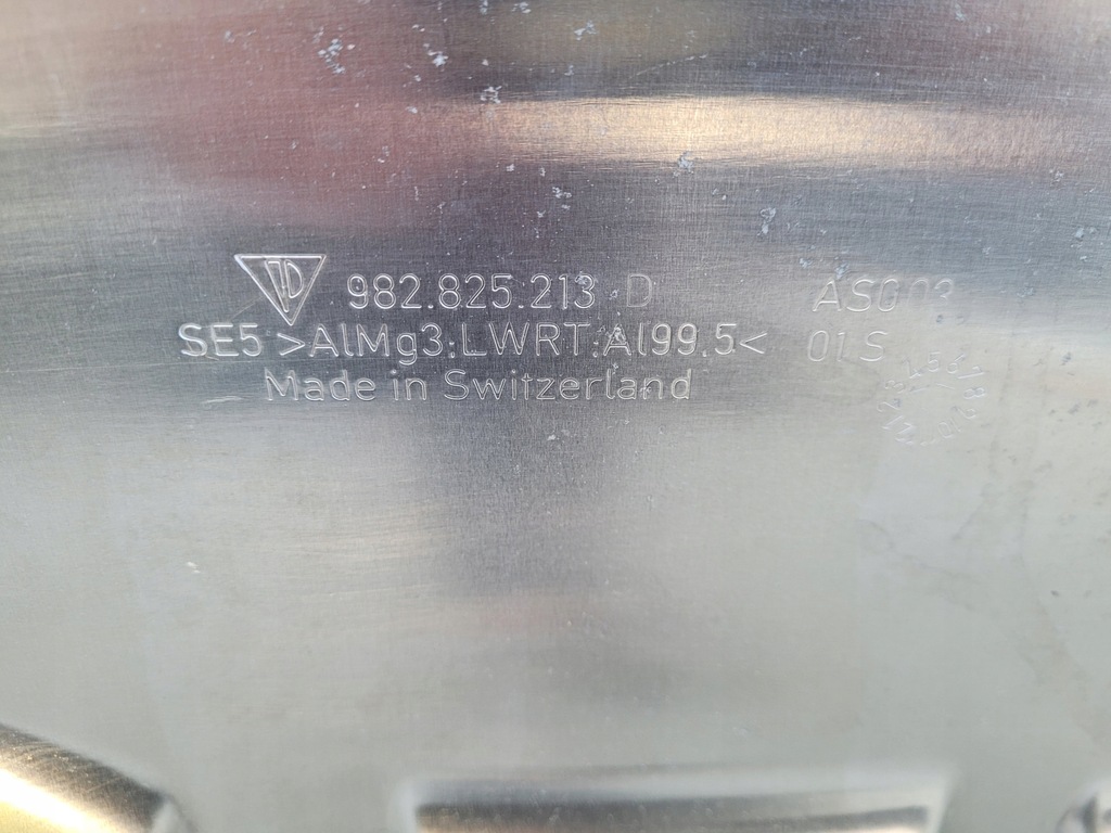 фото №6, Porsche cayman boxster 718 gt4 982 защита двигателя нижняя 982825213d