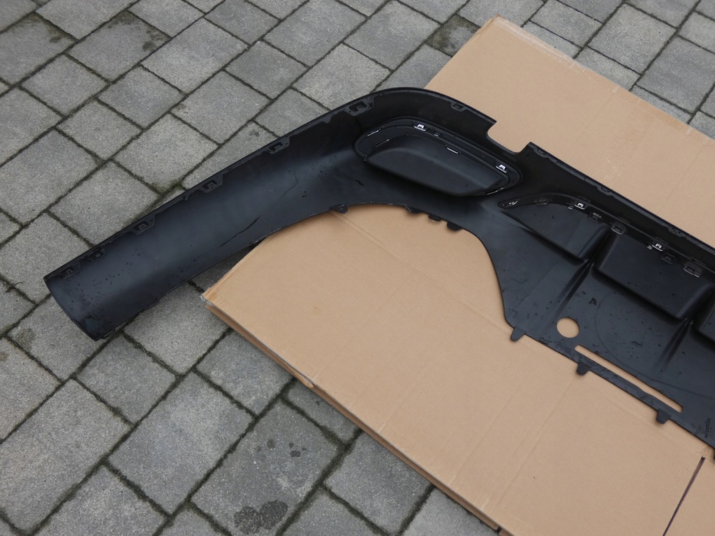 фото №13, Накладка, диффузор, спойлер бампера заднего mercedes e-klasa w-214 amg