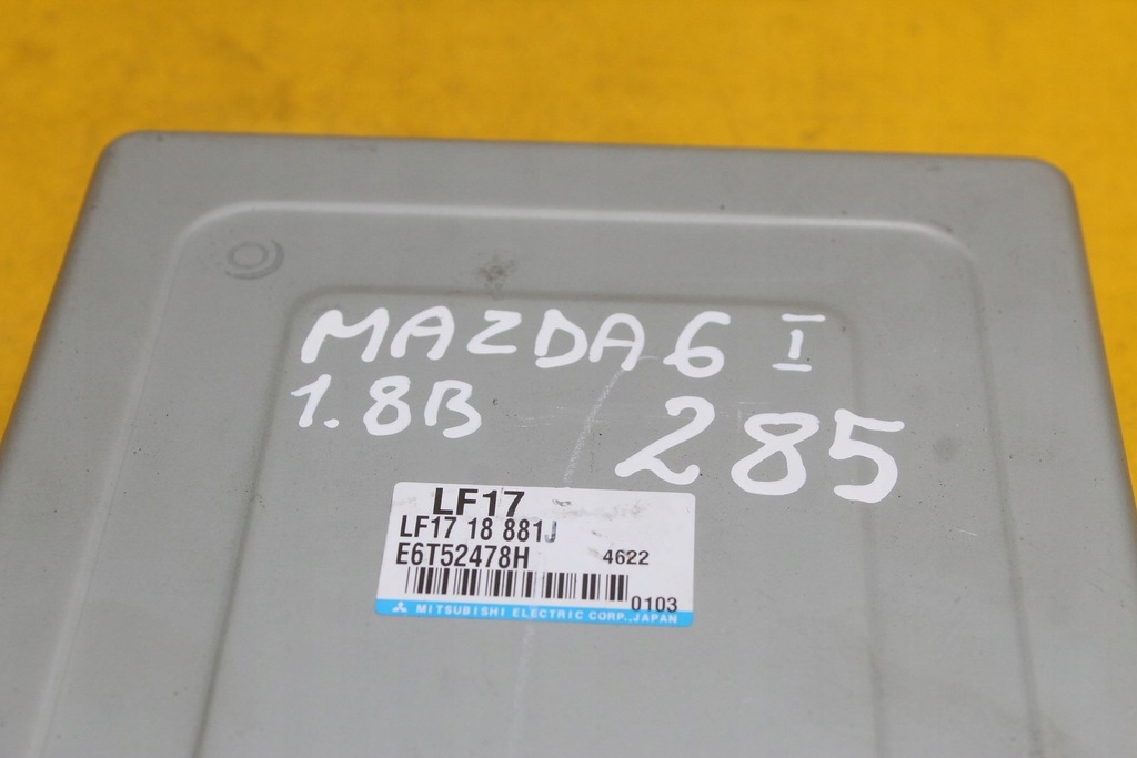 фото №6, Блок управления двигателя mazda 6 gg 1.8 b lf1718881j