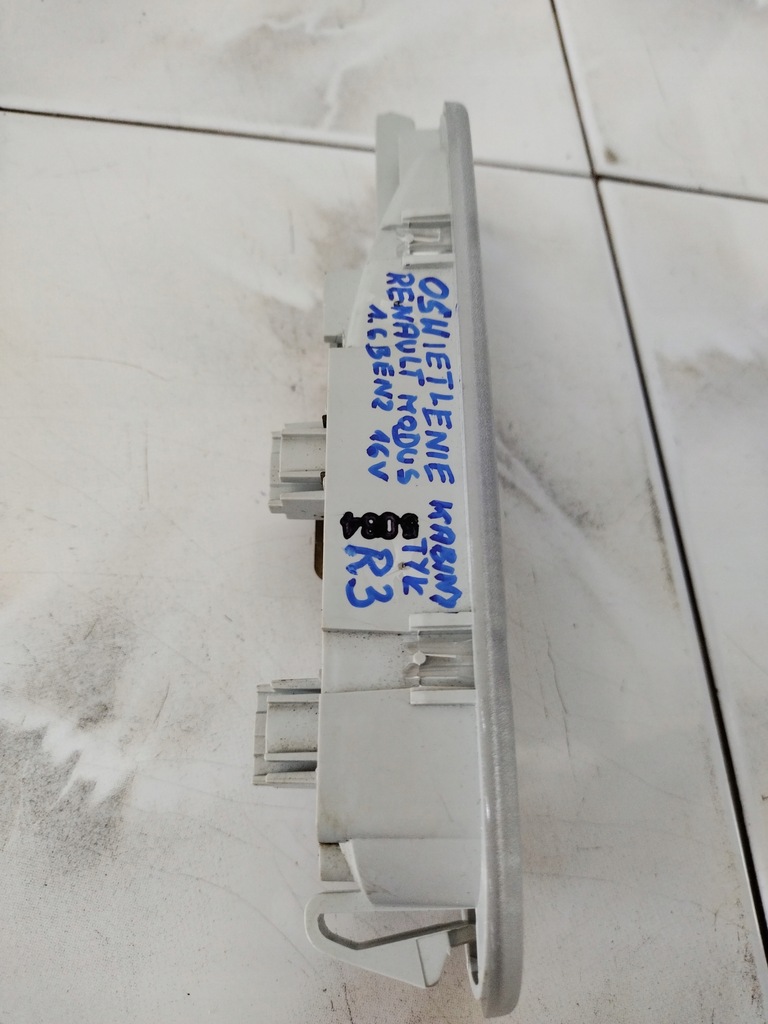 фото №6, Renault modus 1.4benz 1.6v 04-12r освещение кабины задняя 8200074362