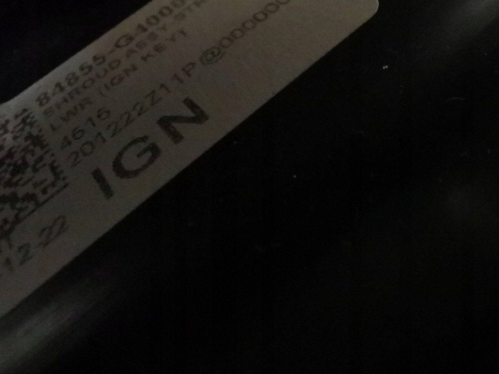 фото №7, Hyundai i30 iii защита корпус колонки рулевого 84855-g4000