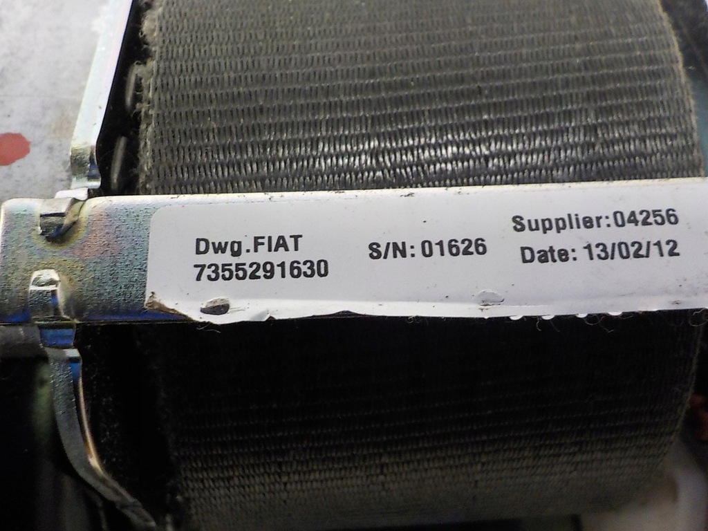 фото №14, Fiat punto evo pas безопасности натяжитель 3d правый перед передний