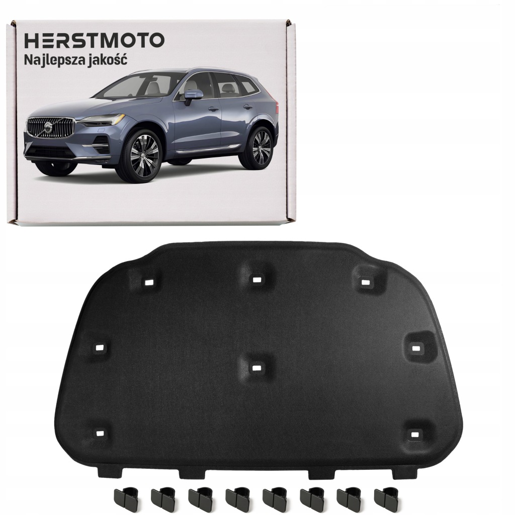 фото №1, Volvo xc60 ii 2017+ шумоізоляція капот 32347591 + кліпси nowe