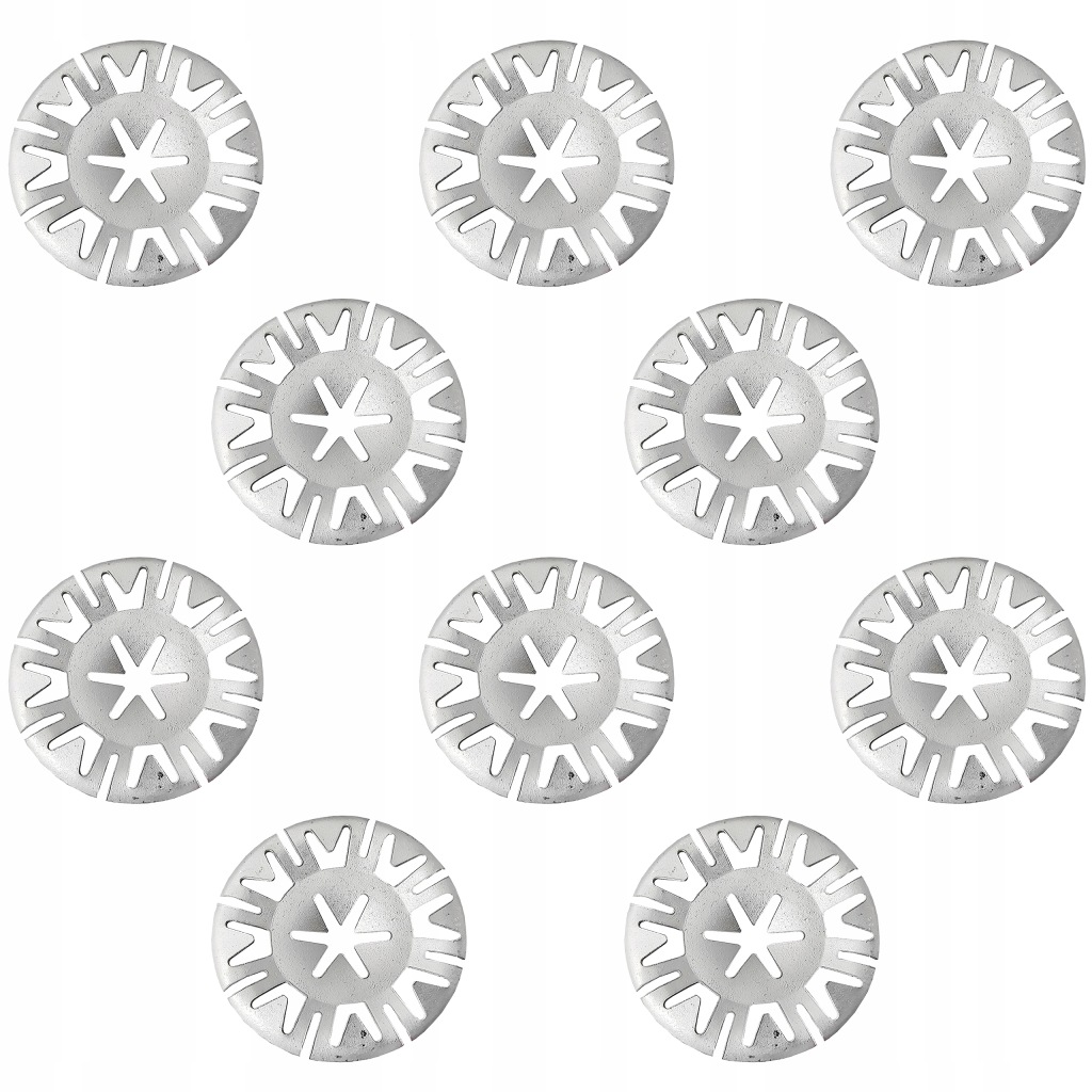 фото №1, Кліпси пластини монтажні захист теплова двигуна 10 sztuk набір