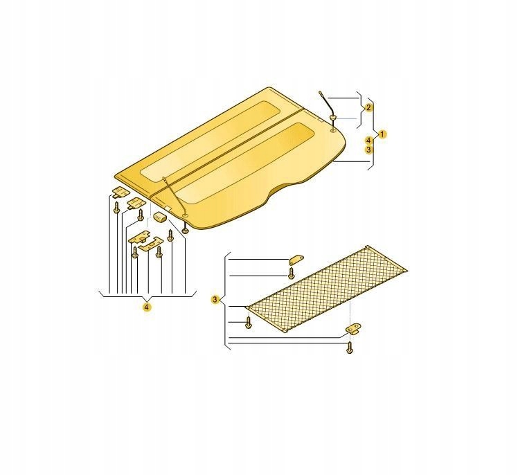 фото №5, Крышка полка багажника vag audi q5 2009 2016 оригинальный 8r0867769faj6