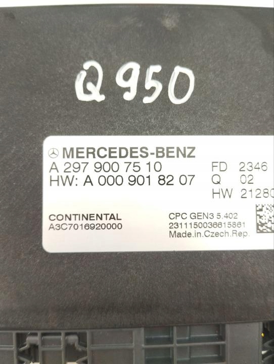 Блок управления автоматической коробки передач mercedes-benz eqe suv 2024 a29790075 с Разборки