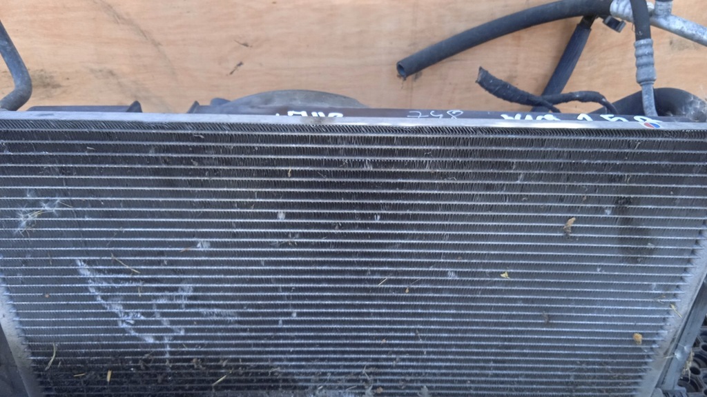 фото №6, Mercedes w169 1.5b радиатор вентилятор комплект