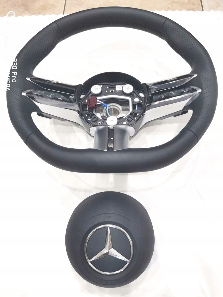 фото №8, Mercedes amg w206 w223 w213 w257 w167 воздуховод + подушка безопасности czarna нитка