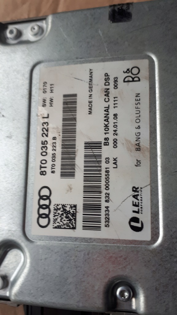 фото №8, Audi a5 8t a4 b8 усилитель bang&olufsen