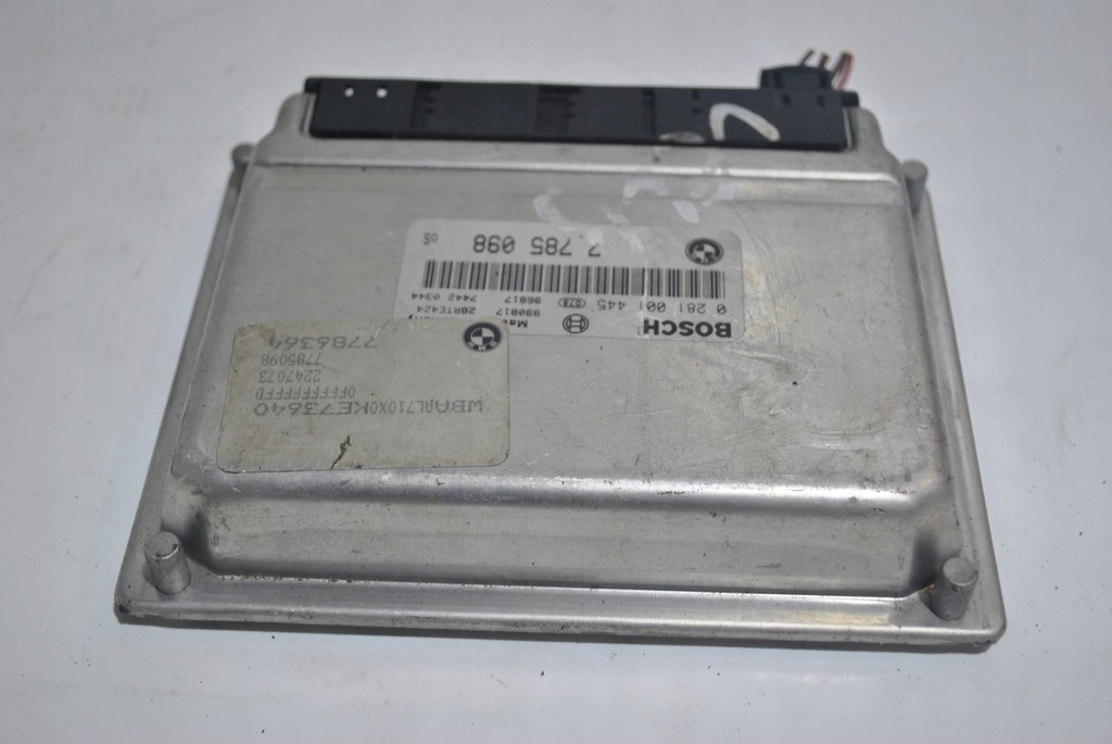 фото №6, Бортовой компьютер двигателя bmw e46 7785098 0281001445