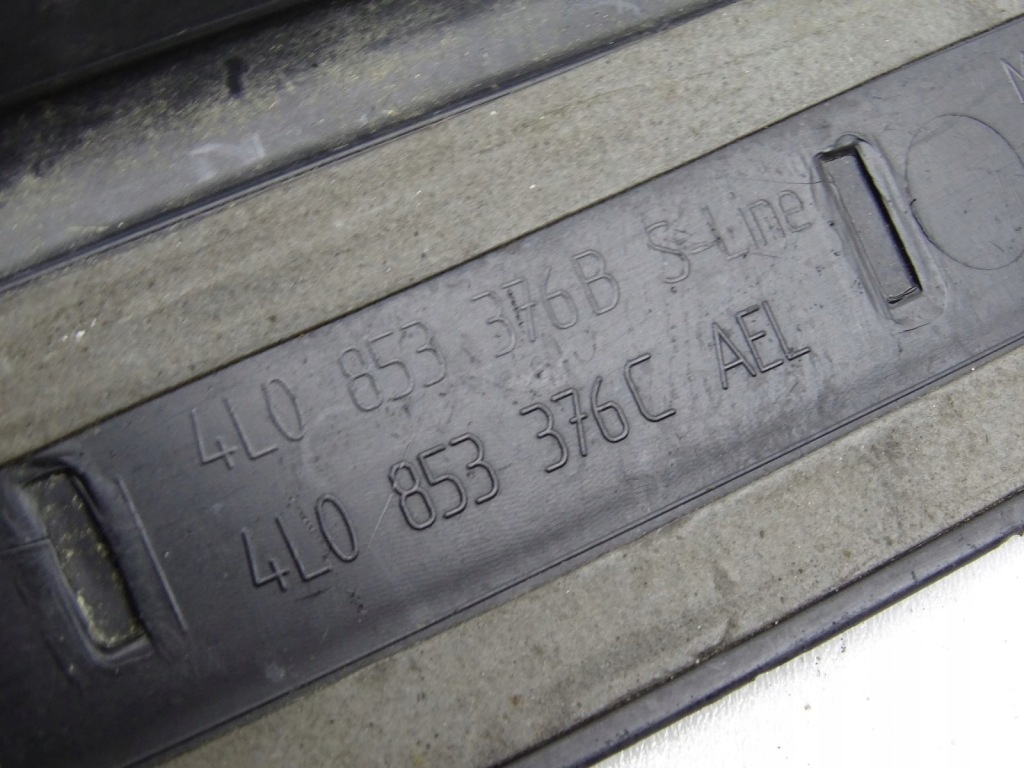 фото №10, Молдинг порог правая правый задняя audi q7 4l s-line 4l0853376b