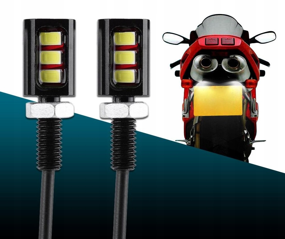 фото №15, 2x освітлення лампа підсвітка номерного знака реєстраційний 3x led автомобіля