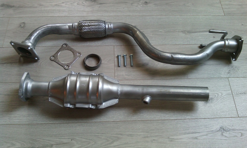 фото №1, Seat leon toledo 1.6 гасник za каталізатор + труба