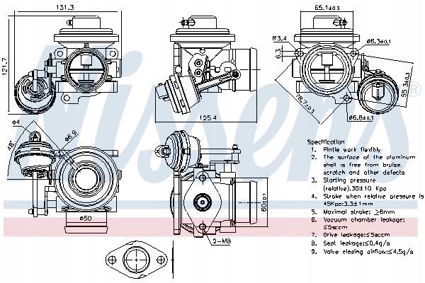 фото №11, Nissens клапан egr vw 1,9tdi