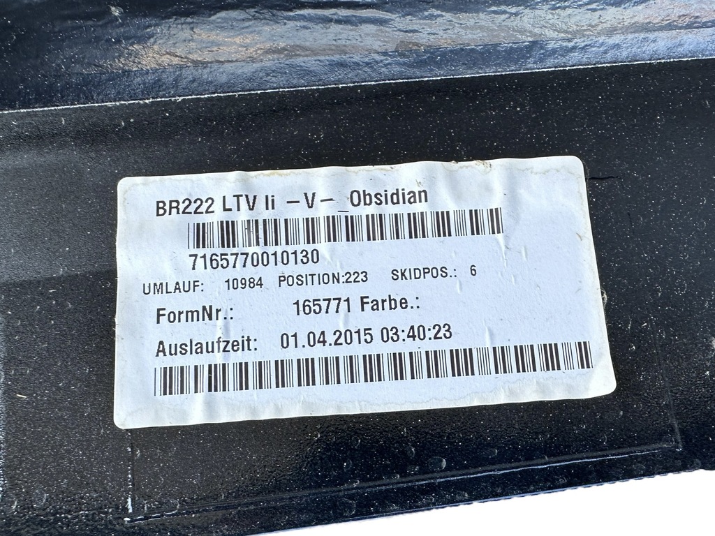 фото №9, Mercedes benz s w222 молдинг порог lh a2226980054