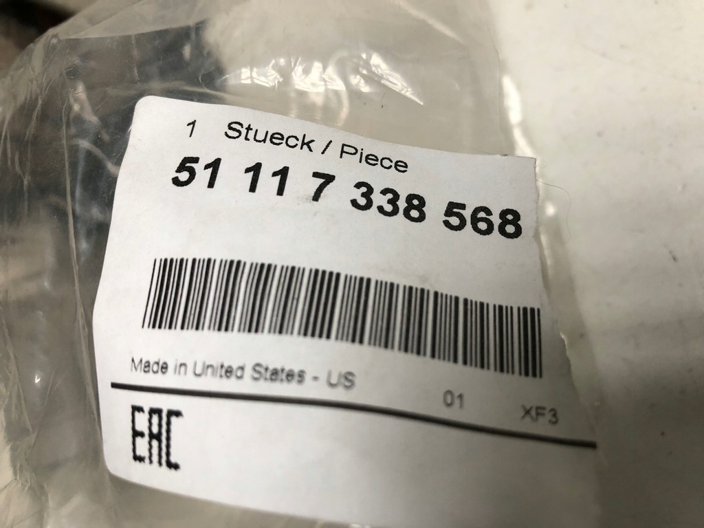 фото №9, Оригінальна заглушка розпилювача комплект bmw x4