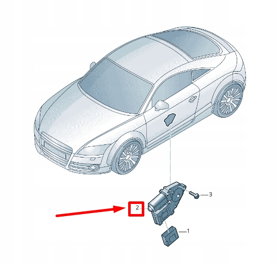 фото №1, Audi tt 8j передняя часть правый door window управление двигатель 8j8959802f