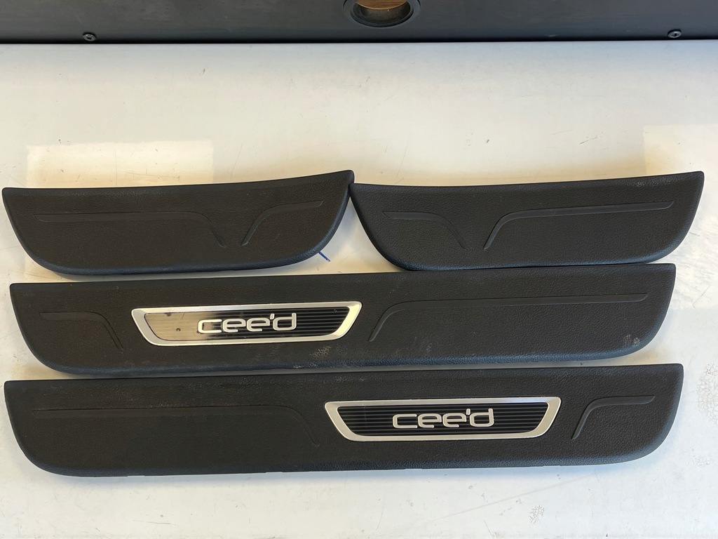 фото №1, Kia ceed ii накладки порогові хром комплект 2012-