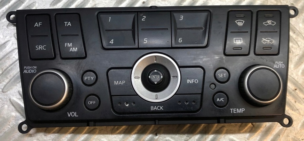 фото №1, Nissan almera tino панель кондиционера радио 28395bu700ma