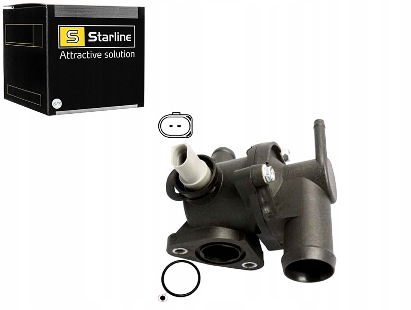 фото №1, Термостат skoda fabia 99- 1.4 з кришка. starline