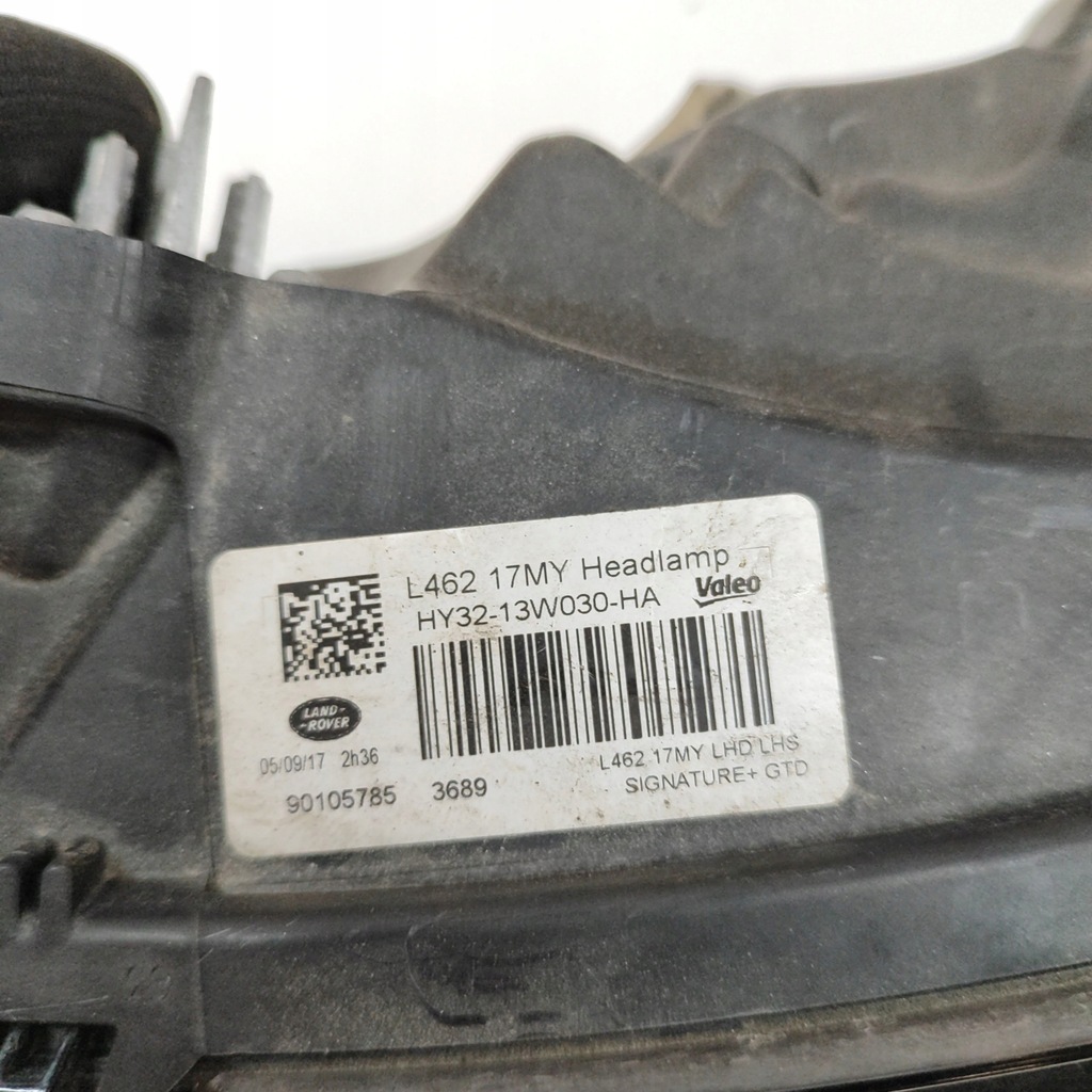 фото №4, Land rover discovery 5 2017 левая сторона лампа передняя