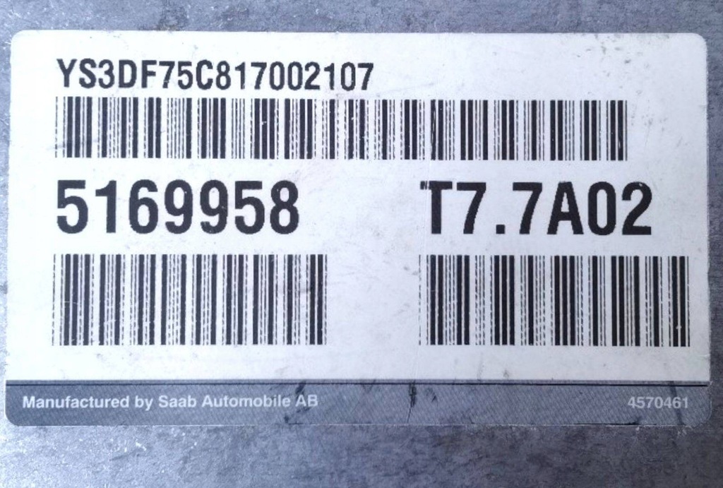 фото №6, Блок керування двигуна saab 9-3 2001 5169958