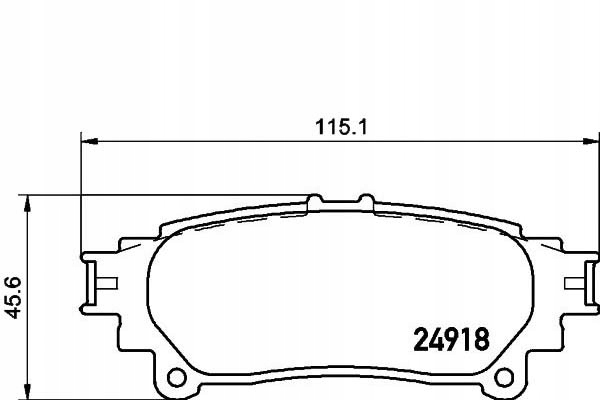 фото №2, Textar гальмівні колодки гальмівні lexus rx 450h awd gyl15_