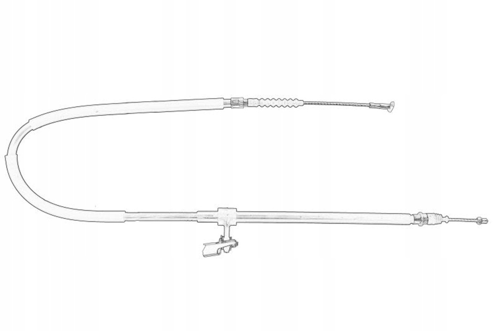 Купить Asq 46542755 трос тормоза ручного