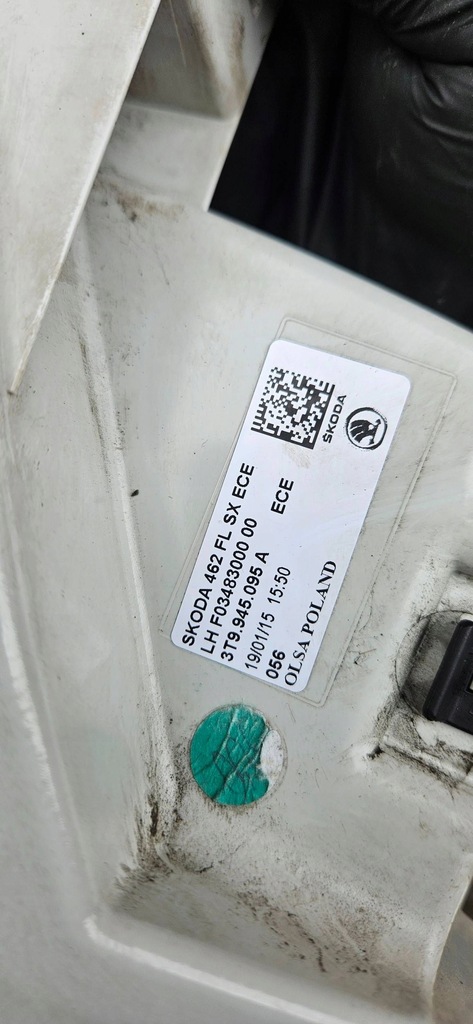 фото №15, Лампа задняя левая сторона skoda superb b6 lift 3t 3t9945095a