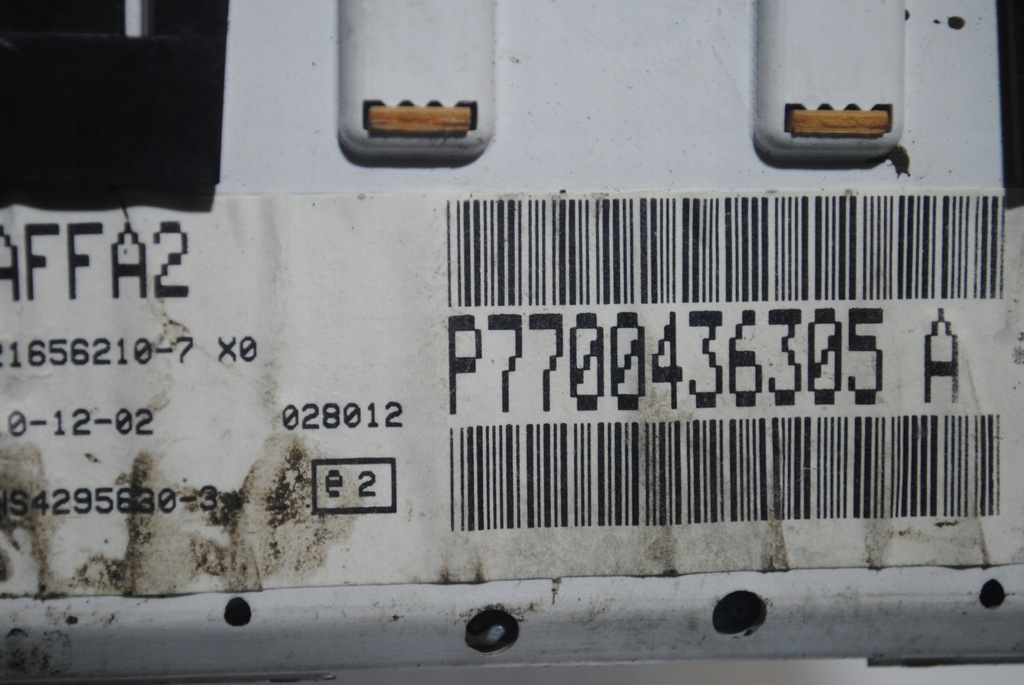 фото №6, Дисплей годинник renault kangoo i p7700436305a