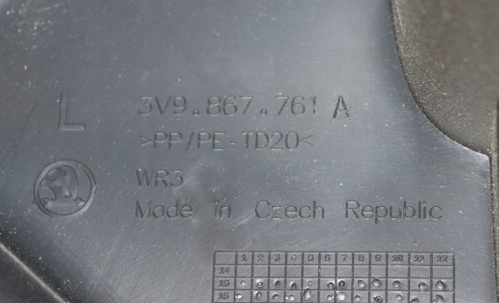 фото №12, Skoda superb iii обшивка напрямна шторка ліва 3v9867761a kombi j-972 a439