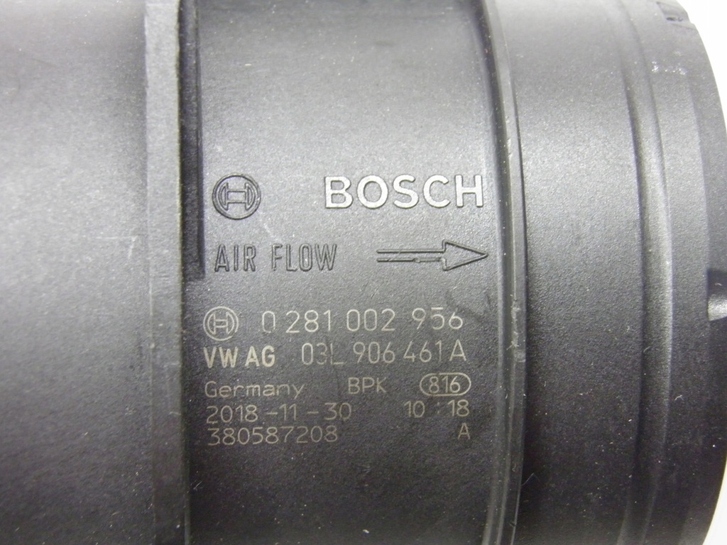фото №12, Витратомір повітря bosch 0281002956 03l906461a