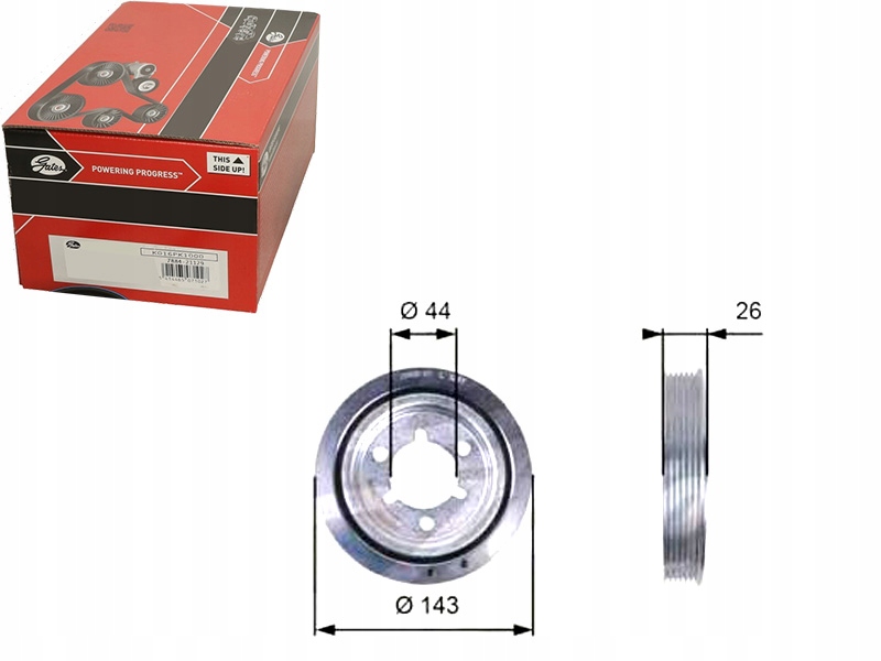 Купить Шкив коленчатого вала коленчатого citroen berlingo berlin