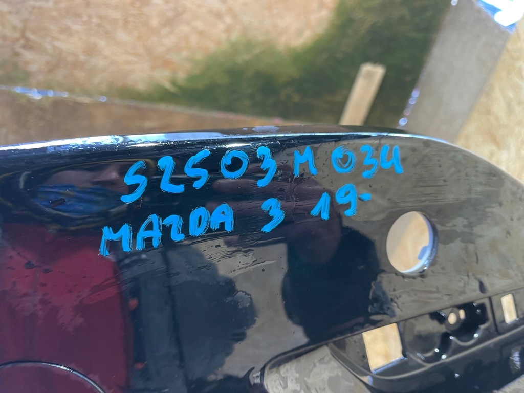 фото №10, Mazda 3 bp iv 4 19- hb диффузор накладка молдинг бампер задняя задний