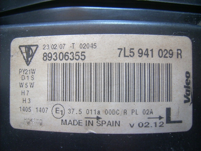 фото №10, Porsche cayenne лампа ксенон kompletny 7l5941029r