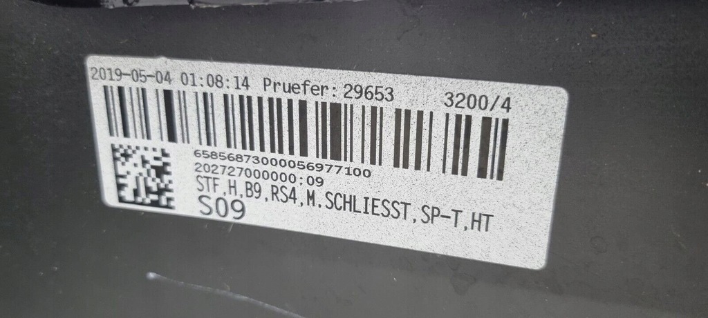 фото №15, Audi rs4 b9 8w9 kombi 2017- бампер задний задняя 8w9807511r