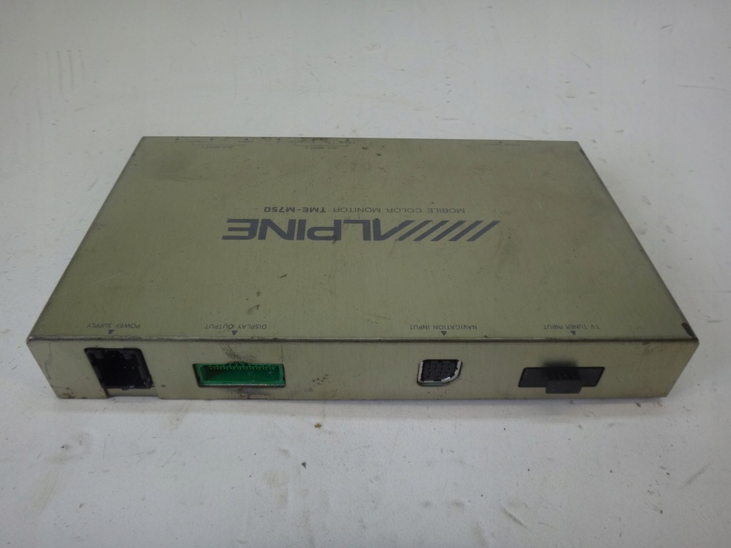 Блок керування дисплея lcd 16.5 cm підсилювач alpine tme-m750 Зі Шроту