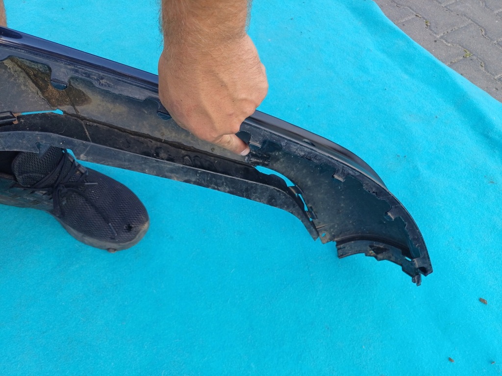 фото №7, Vw tiguan 1 i lift r line бампер перед накладка-спойлер спойлер бампера dol бампера